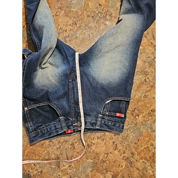 Southpole RN82628 Y2K Baggy Jeans 18 Dark Wash Contrast Stitch Utility (A253) - Picture 6 of 10